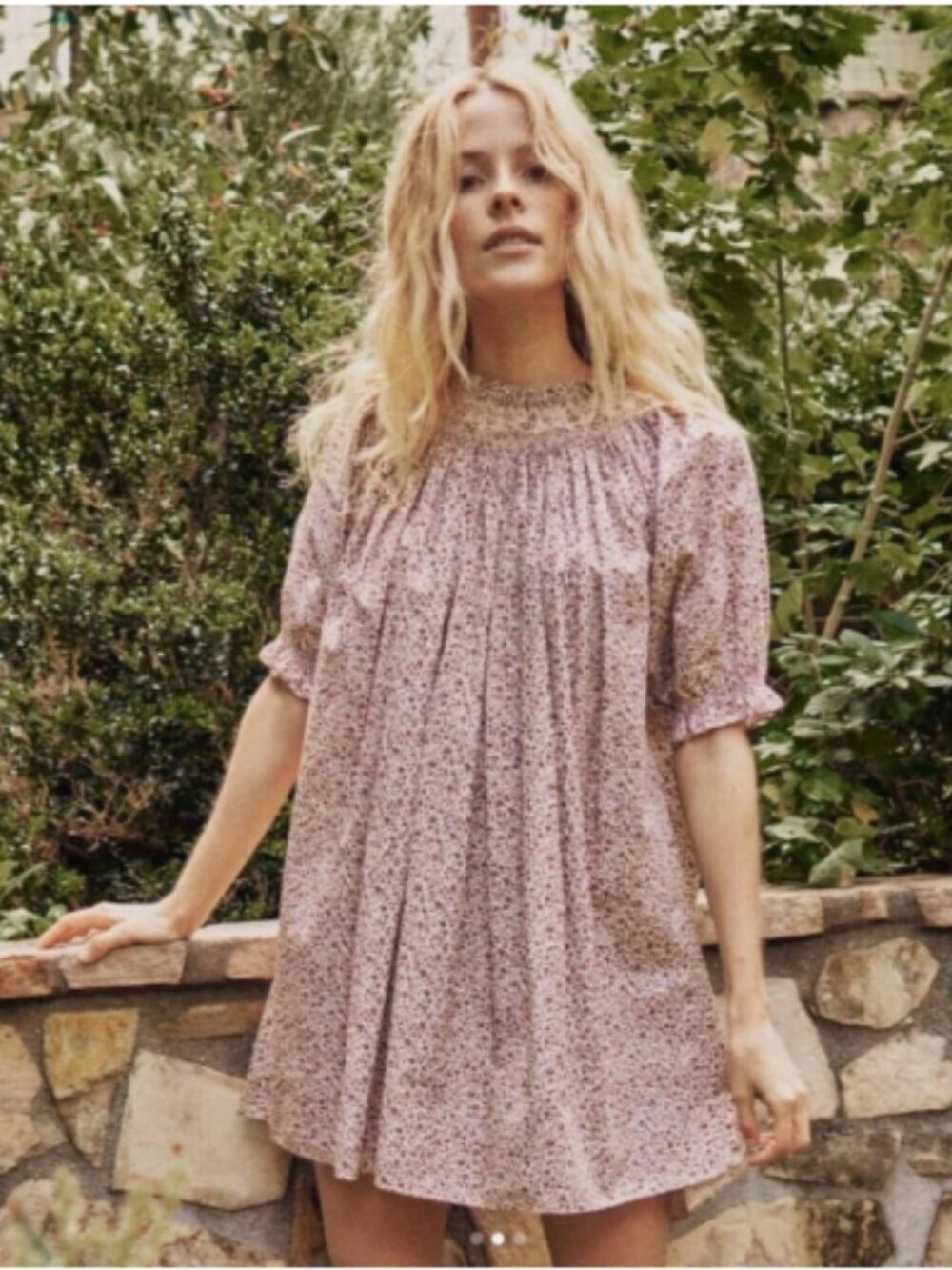 Doen Odessa Mini Dress in Sienna Champignon XL